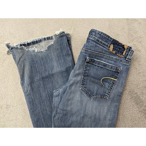 American Eagle By Payless Denim - American Eagle Boyfriend Jeans Women's Size 8 Reg Flare Leg Denim